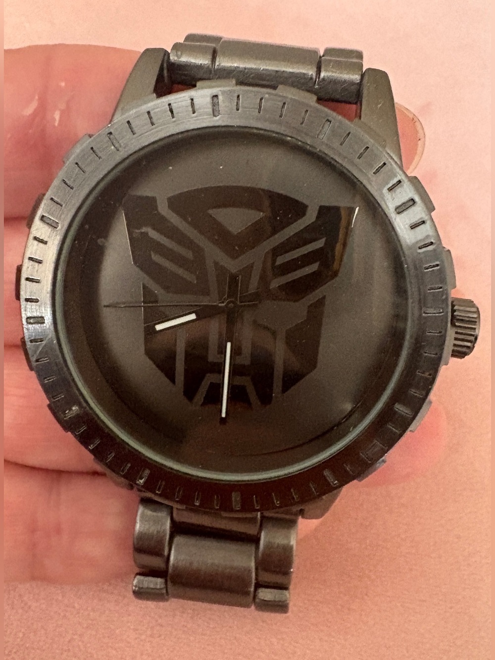 Transformers dark grey watch 2014 Rare